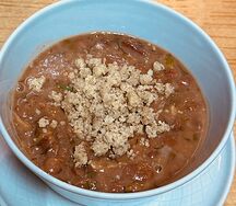 Лобио с грецки орехом