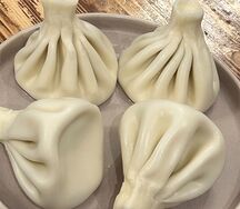 Хинкали из свинины и говядины