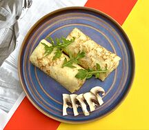 Блины Картофель и грибы