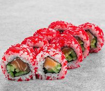 Калифорния ролл с лососем