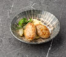 Куриные котлеты с пюре
