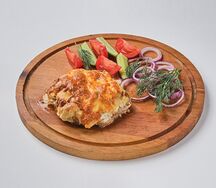 Отбивная из курицы с морковью по-корейски