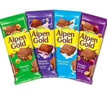 Alpen gold в ассортименте