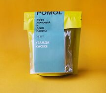 Молотый кофе Уганда с дрип-пакетами