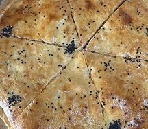 Пирог с курицей и овощами