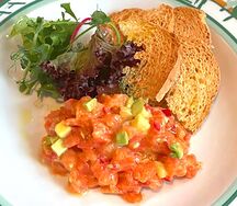 Тартар из лосося