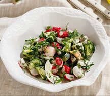 Салат с грядки