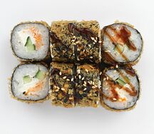 Лосось в темпуре