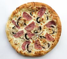 Пицца ветчина и грибы