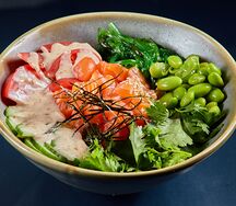 Поке с лососем