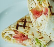 Ролл Цезарь с курицей