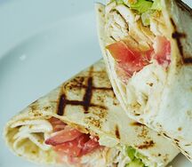 Ролл с креветками