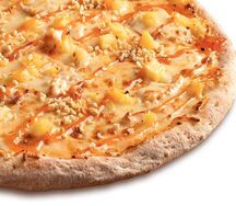 С курицей и ананасом