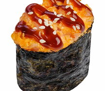 Запеченные суши с лососем