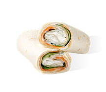 Ролл-сэндвич с лососем и сливочным сыром