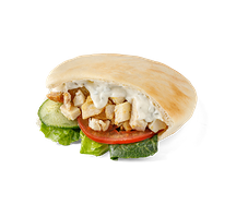 Пита с курицей и грибами