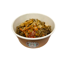 Соба с курицей в соусе терияки