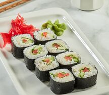 Ролл из свежих овощей