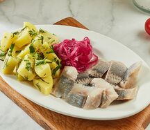 Сельдь с картофелем