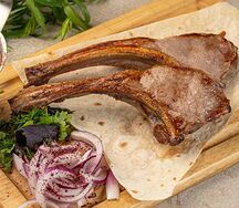 Шашлык из бараньей корейки