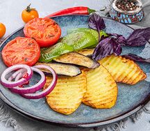 Овощи, жаренные по-бакински