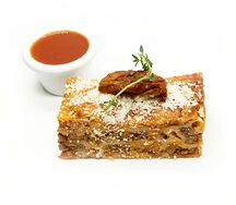 Лазанья с говядиной