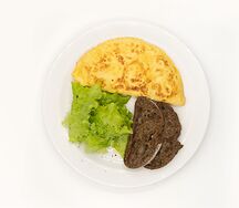 Омлет с ветчиной и сыром