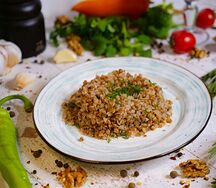 Гречка с овощами