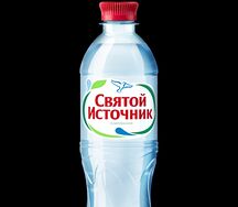 Вода Святой источник с газом