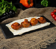 Жареные грибы на мангале