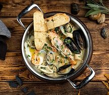 Соте из морепродуктов
