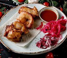 Шашлык из курицы ассорти