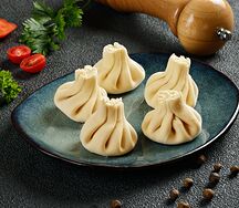 Мини-хинкали с говядиной и свининой