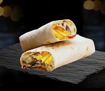 Шаурма с куриной грудкой и фри