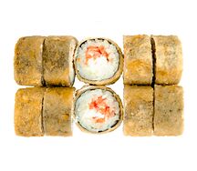 Темпура с лососем и сыром