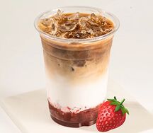 Клубничный латте