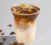 Латте и черный чай