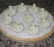 Хинкали с говядиной и свининой