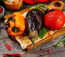 Овощи на мангале