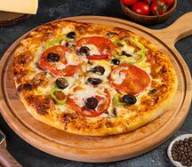 С курицей и грибами 30 см