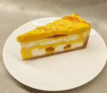 Чизкейк Манго-маракуйя
