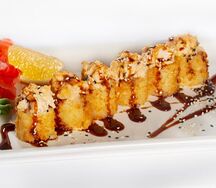 Цунами запечённые с копчёной курицей