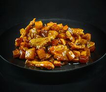 Խոզ կարտոֆիլով սոյայի սոուսում