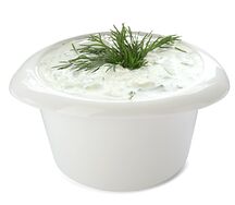 Սխտորային սոուս մսի համար