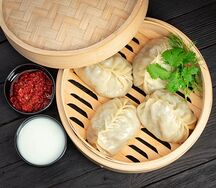 Манты с картошкой