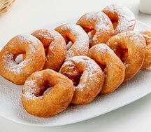 Золотые пончики постные