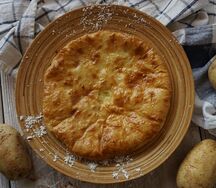 Хачапури с картофелем и грибами