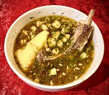 Суп из бараньей корейки