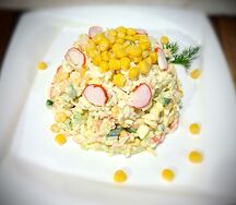 Салат с крабовыми палочками