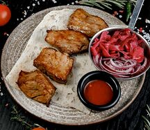 Шашлык из cвинoй шеи